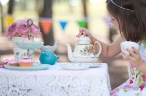 Prince and princess tea service