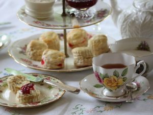 High tea service